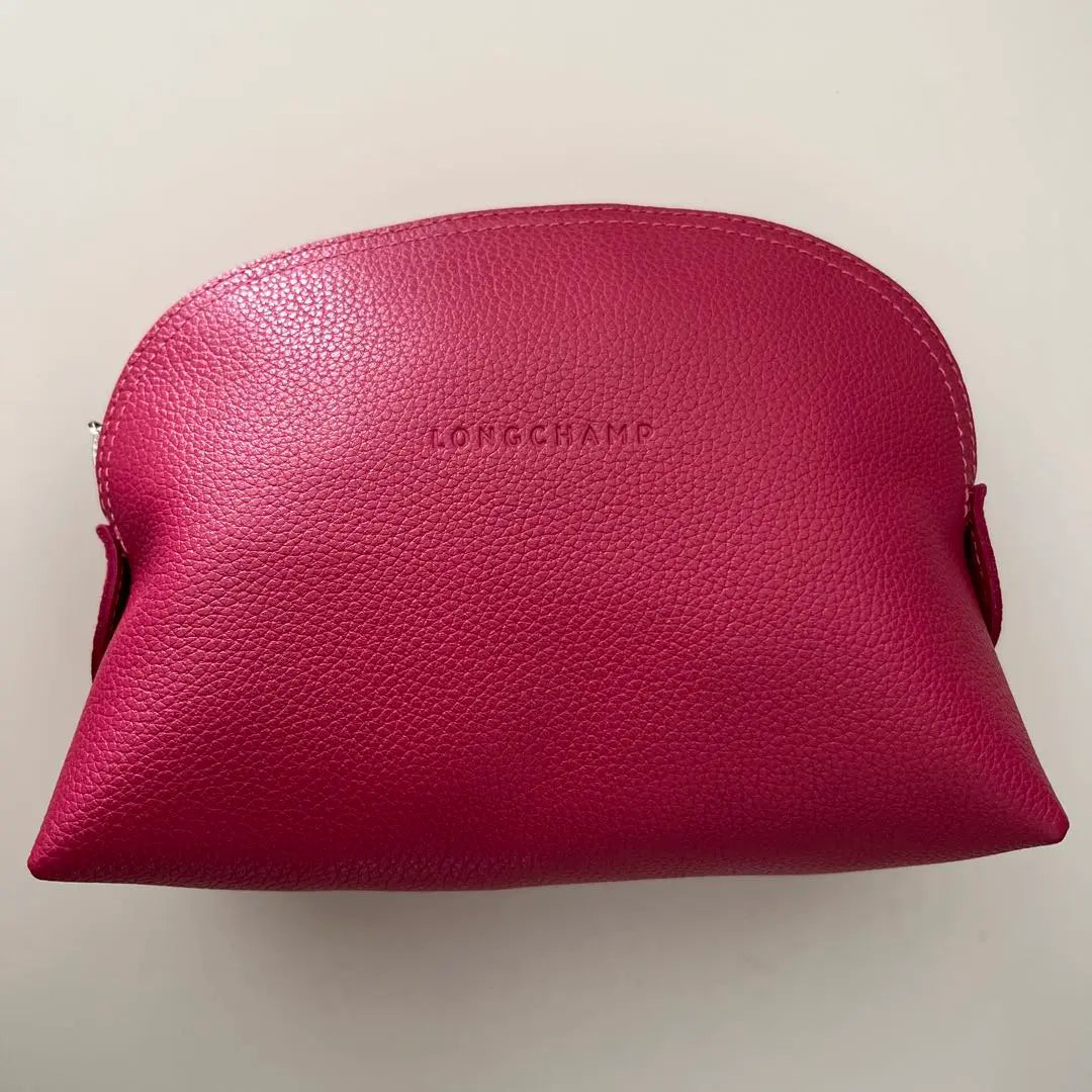 [New/Leather] LONGCHAMP Pink Leather Pouch