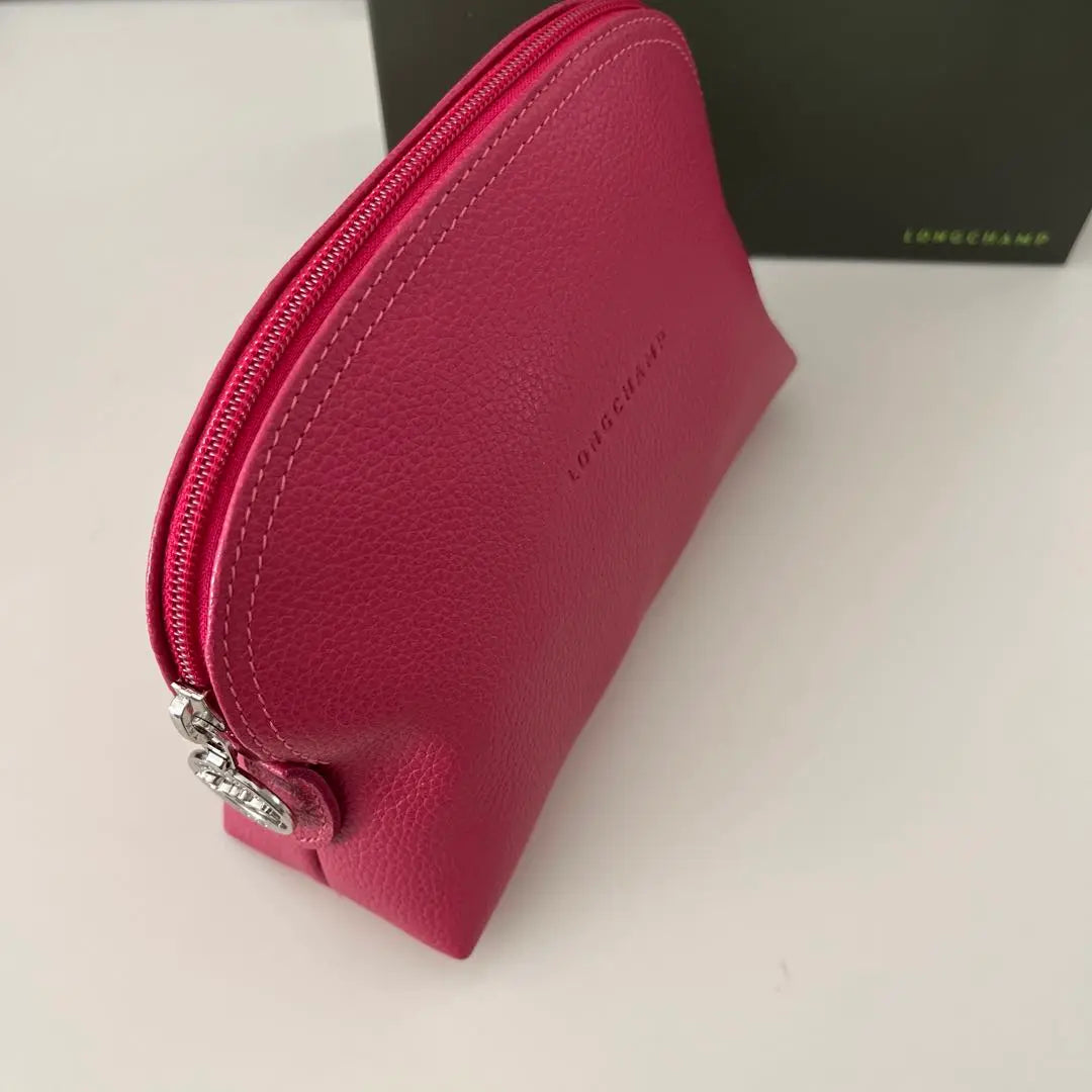 [New/Leather] LONGCHAMP Pink Leather Pouch