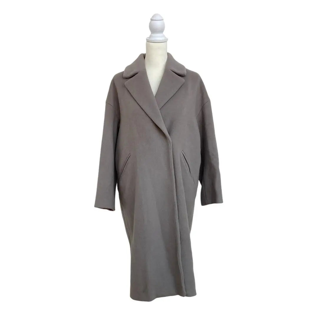 PASSIONE Greige Chester Coat M