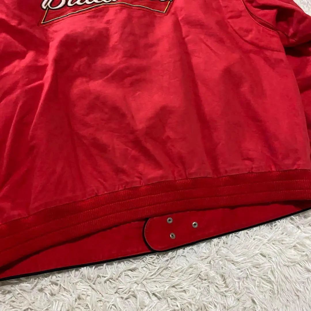 [Rare] CHASE Budweiser Patch Embroidery Racing Jacket XXXL