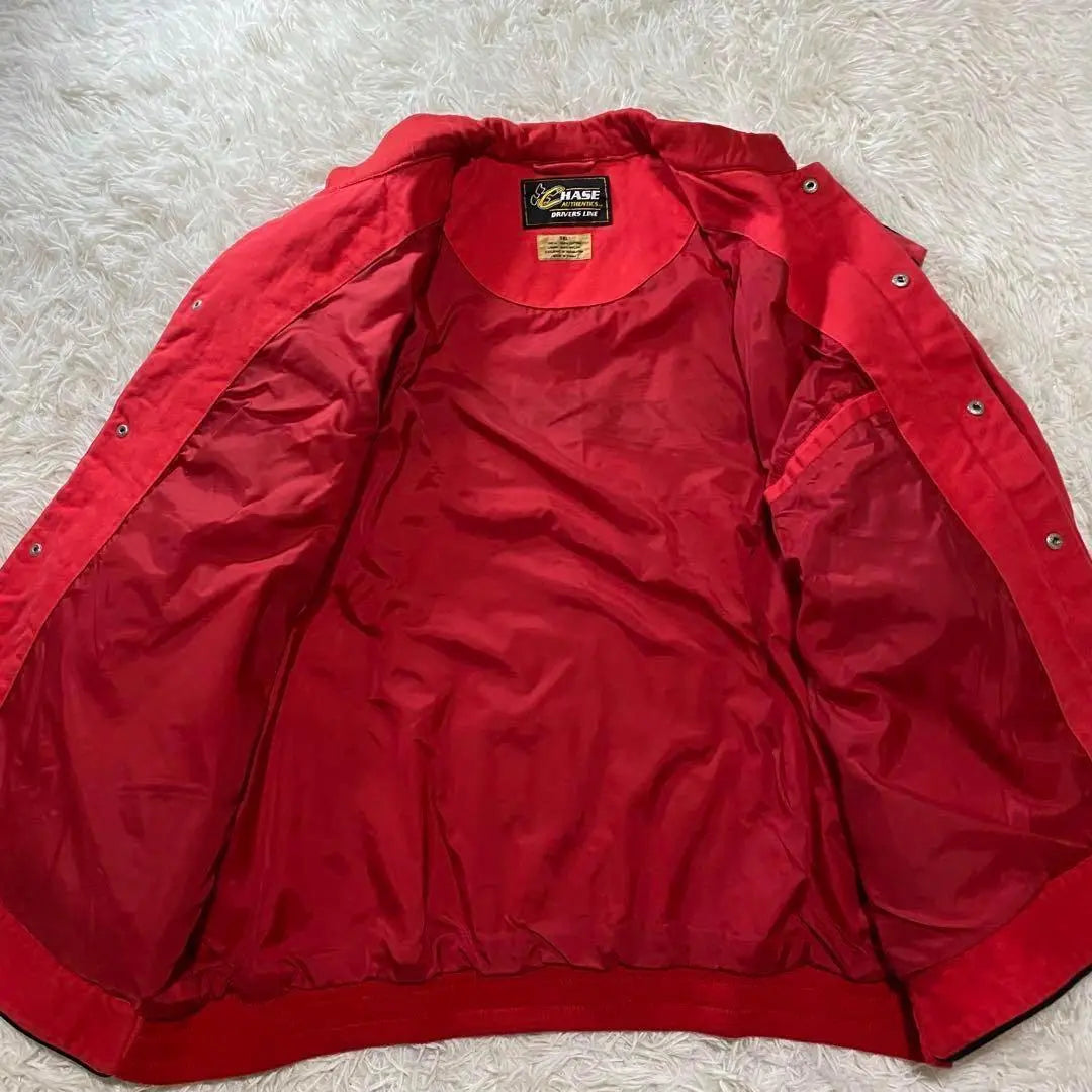 [Rare] CHASE Budweiser Patch Embroidery Racing Jacket XXXL