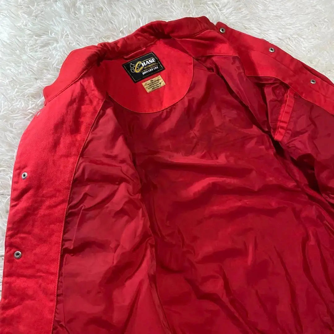 [Rare] CHASE Budweiser Patch Embroidery Racing Jacket XXXL