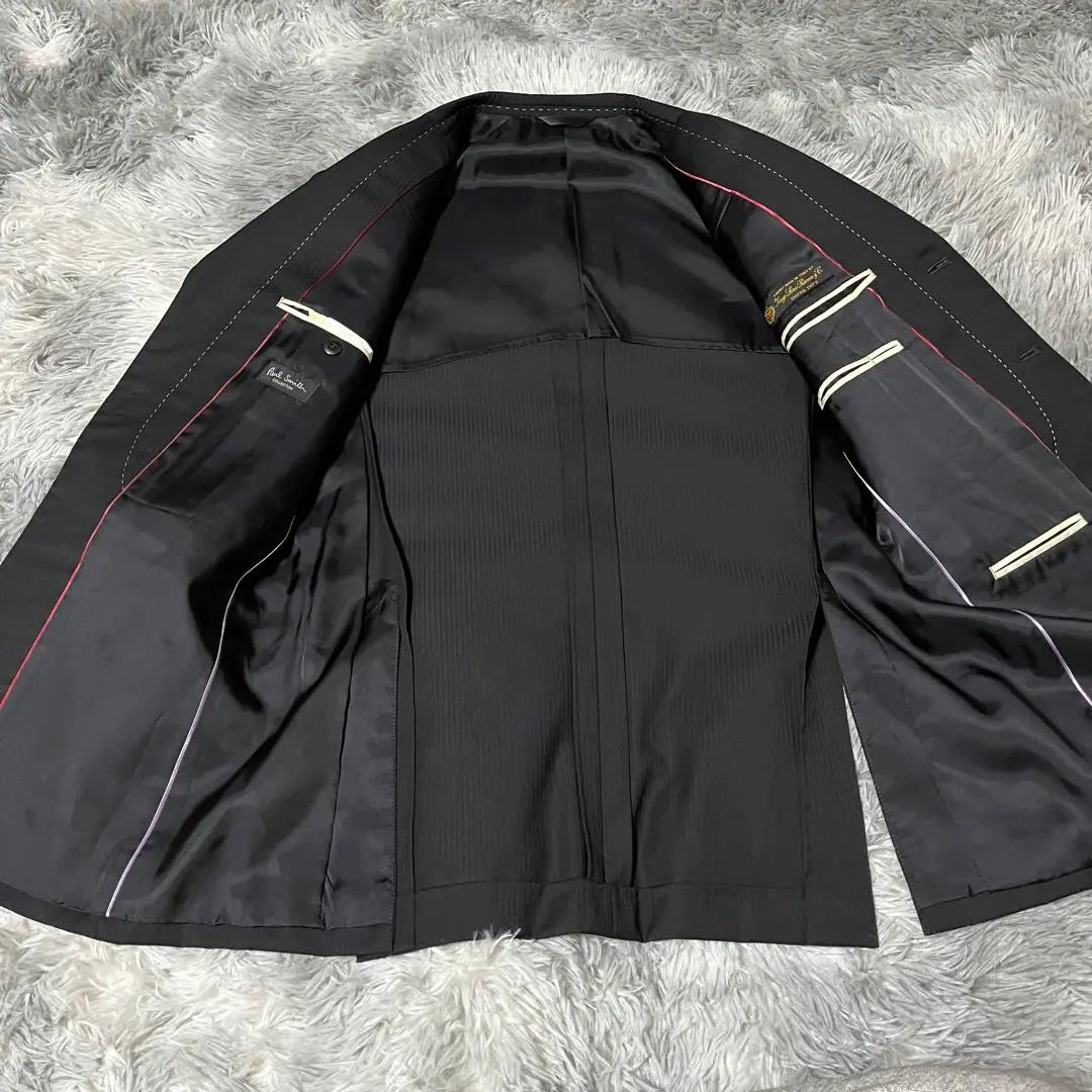 Paul Smith Setup Black Stripe Loro Piana Super 120