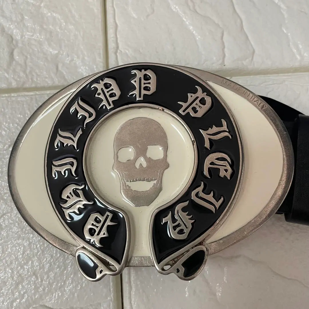 [PHILIPP PLEIN] Skull Buckle Belt