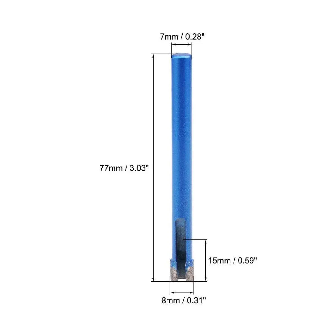 uxcell Diamond Drill Bit 8mm Hole Saw Cutter Stone