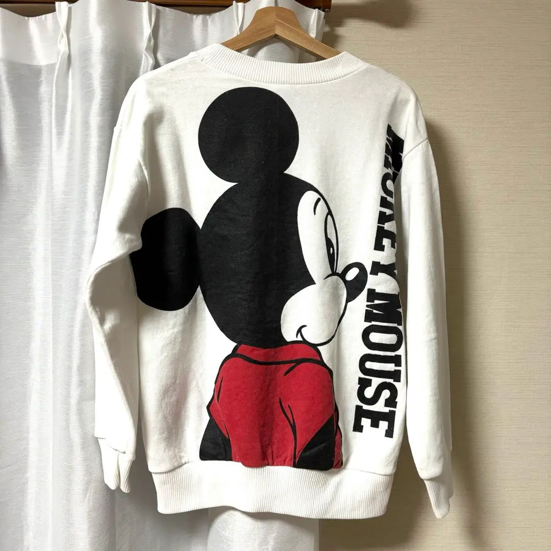 80s USA made blue tag Disney Disney sweatshirt Mickey White