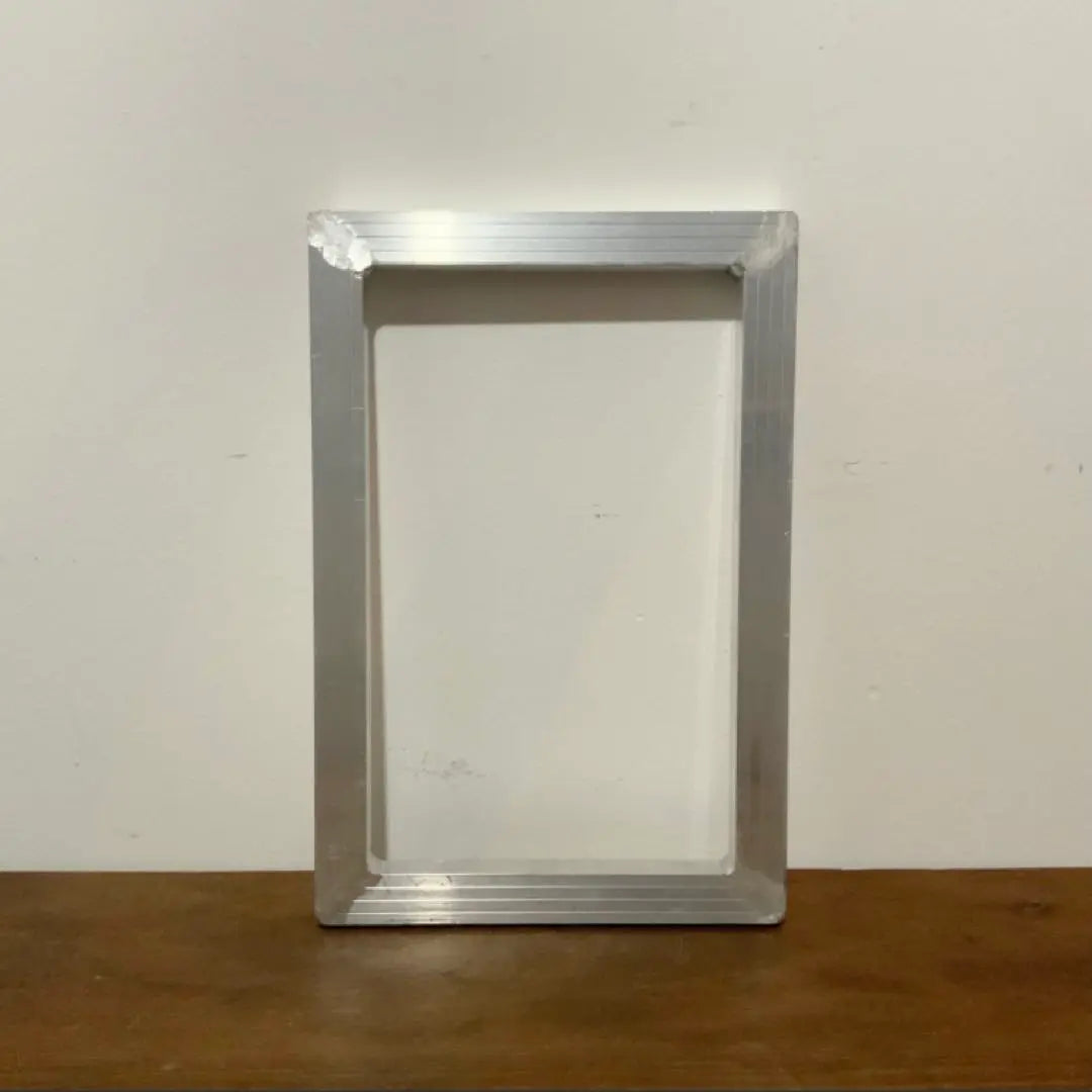 ◆ Unused ◆ Silk screen aluminum frame / aluminum frame [30 × 20㎝] 10 pieces