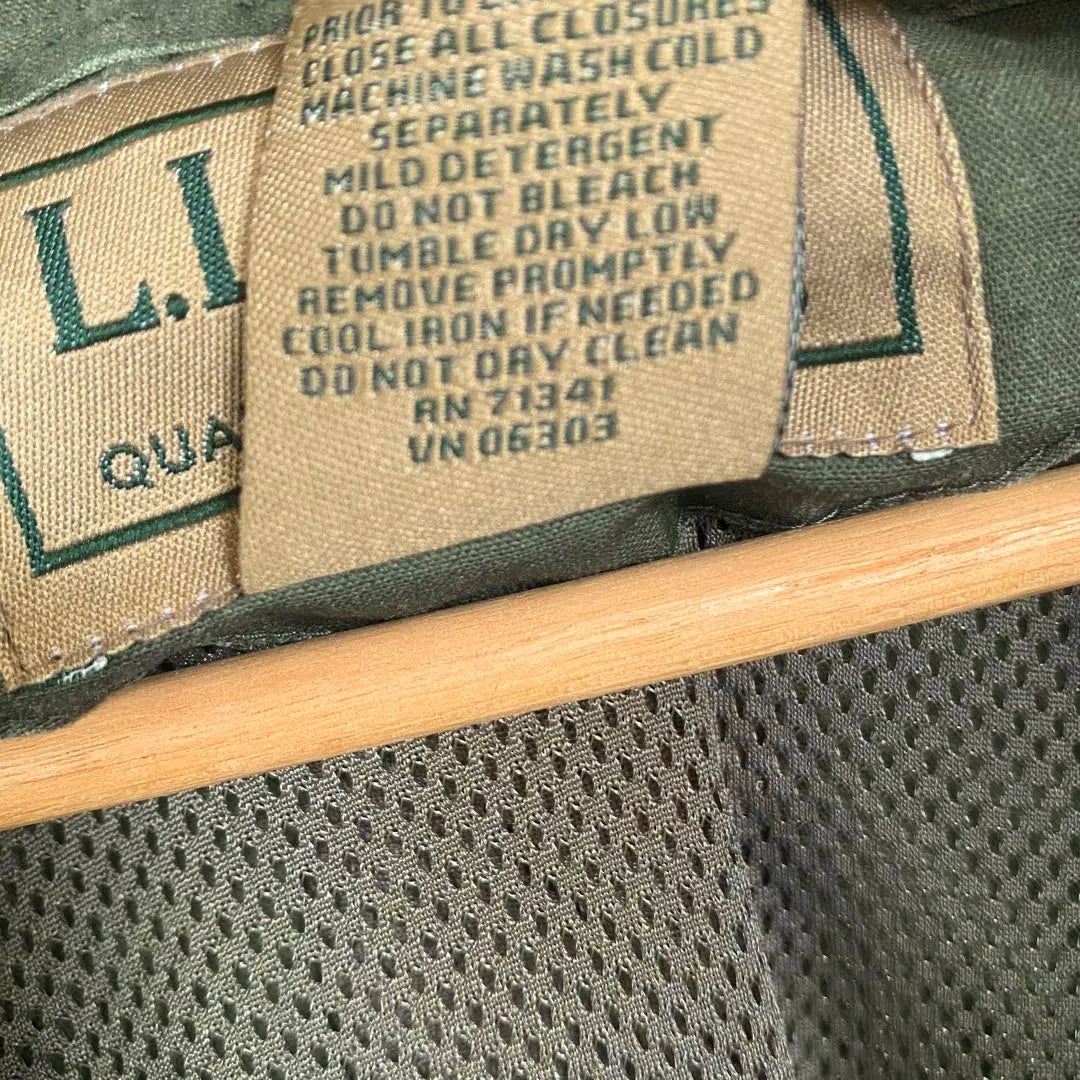 2XL L.L.BEAN Safari Vest Green