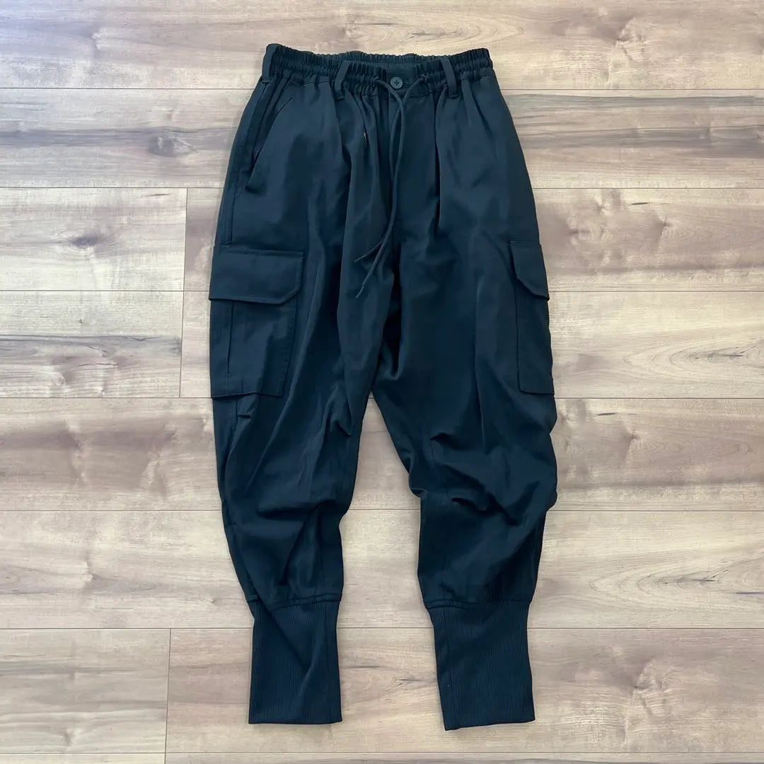 Productos súper hermosos Y-3 goopants de satén de lana para autos | 超美品 Y-3 ウールサテンカーゴパンツ