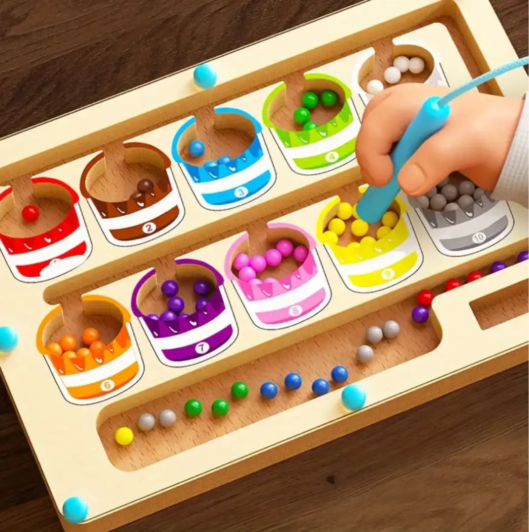 New Magnet Board Montessori Magnetic Maze Educational Toy Colorful Toy