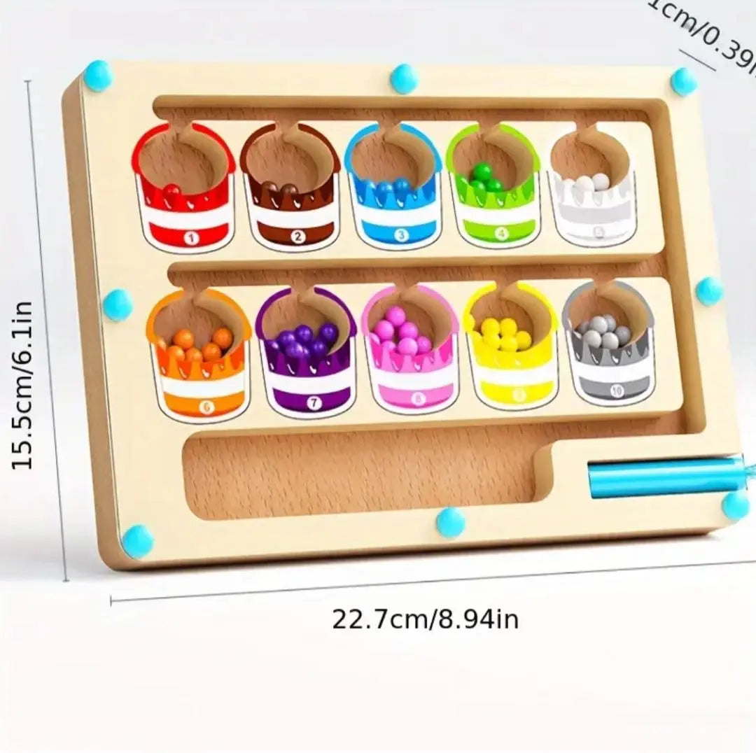 New Magnet Board Montessori Magnetic Maze Educational Toy Colorful Toy