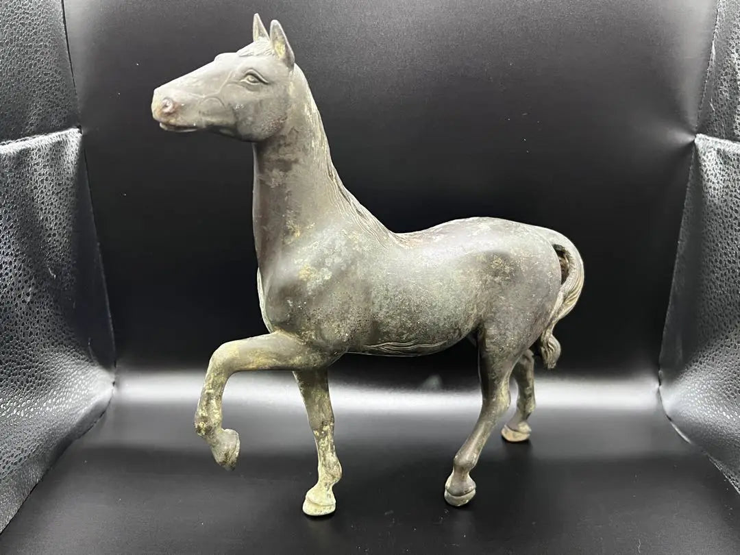 Bronze horse sculpture approximately 25cm