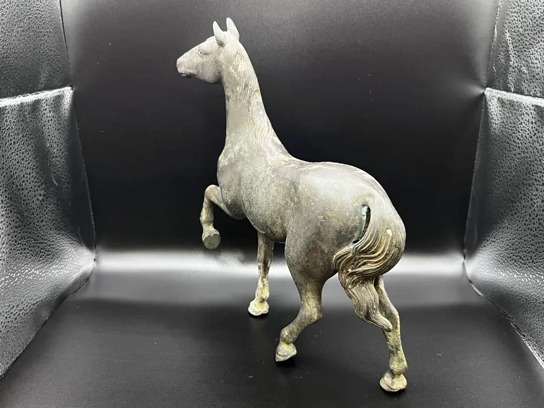 Bronze horse sculpture approximately 25cm