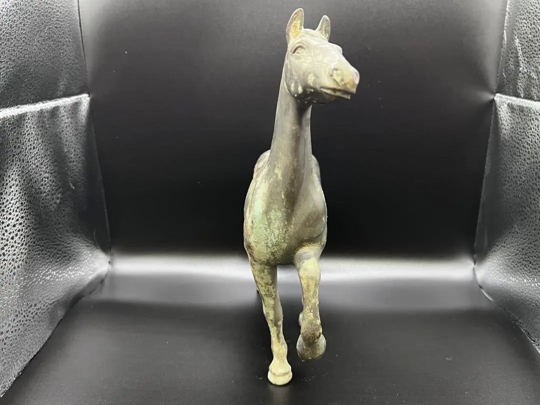 Bronze horse sculpture approximately 25cm