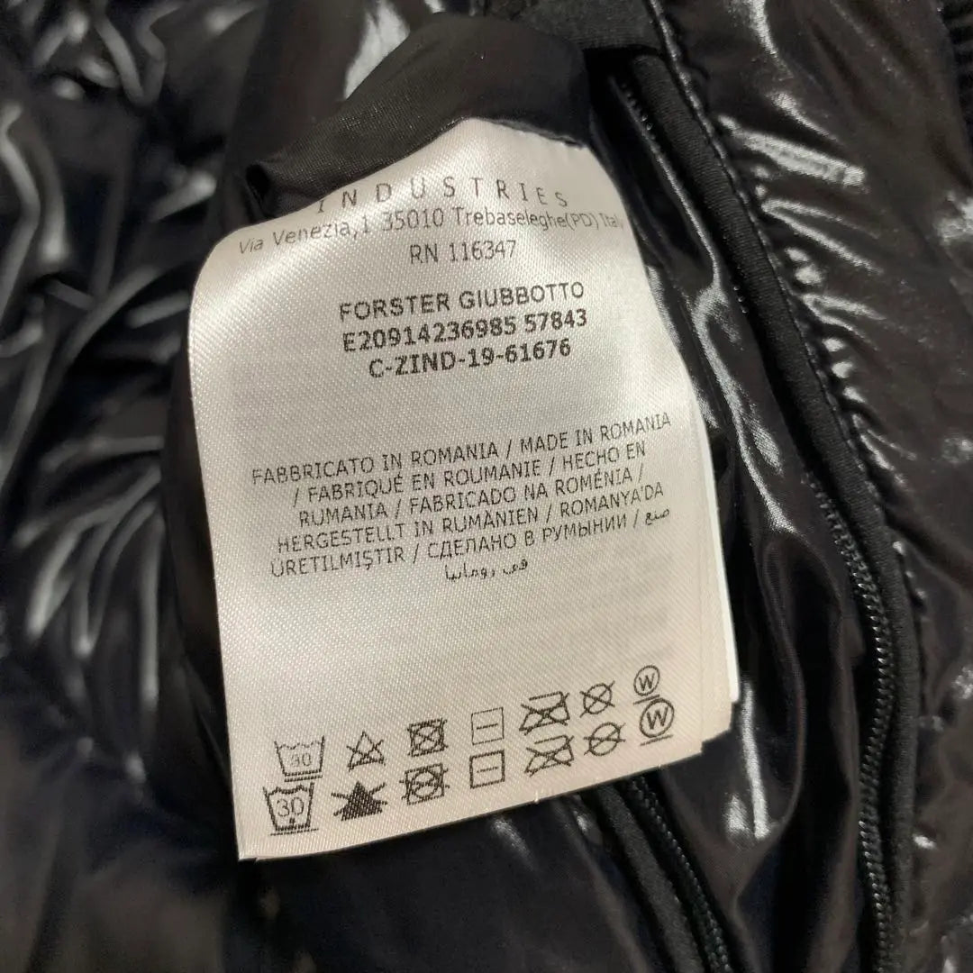 Moncler FORSTER Chaqueta larga de plumón negra Talla 2