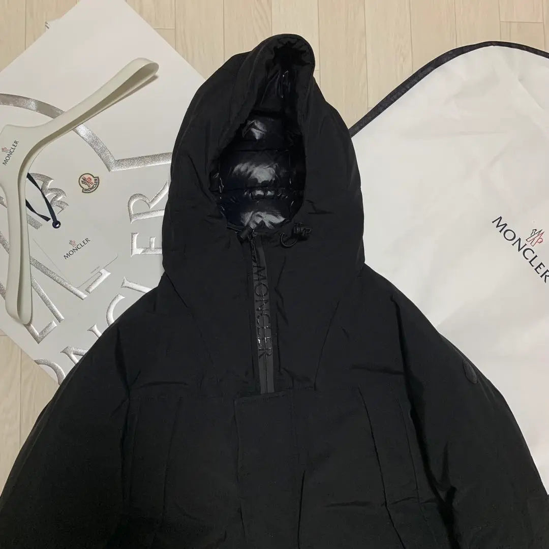 Moncler FORSTER Long Down Black Black Size 2