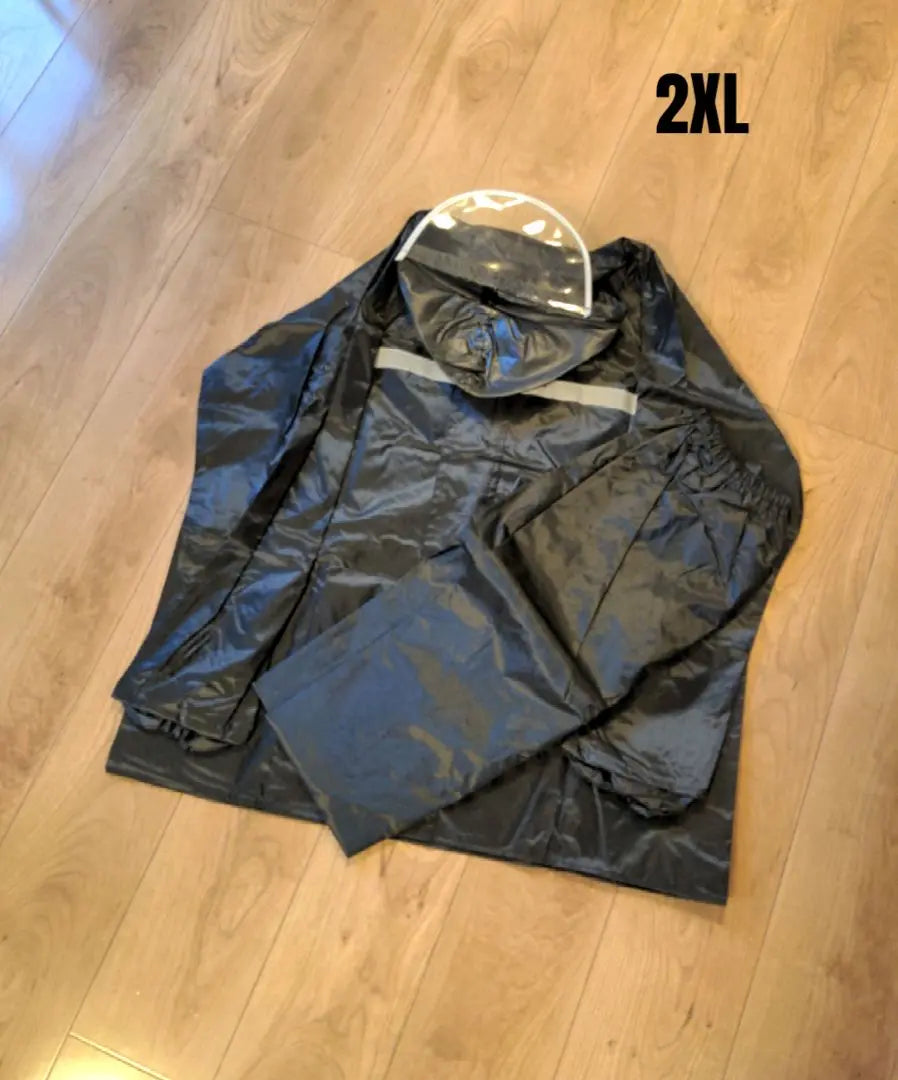 ② Chubasquero, chaqueta para lluvia, ropa impermeable, unisex, kappa, para ir al trabajo, para la escuela, 2XL