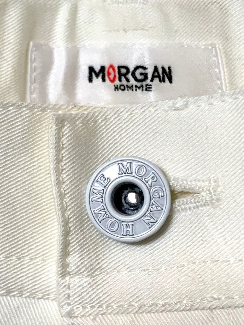 [Size S] Morgan Homme Men's Pants White Trousers