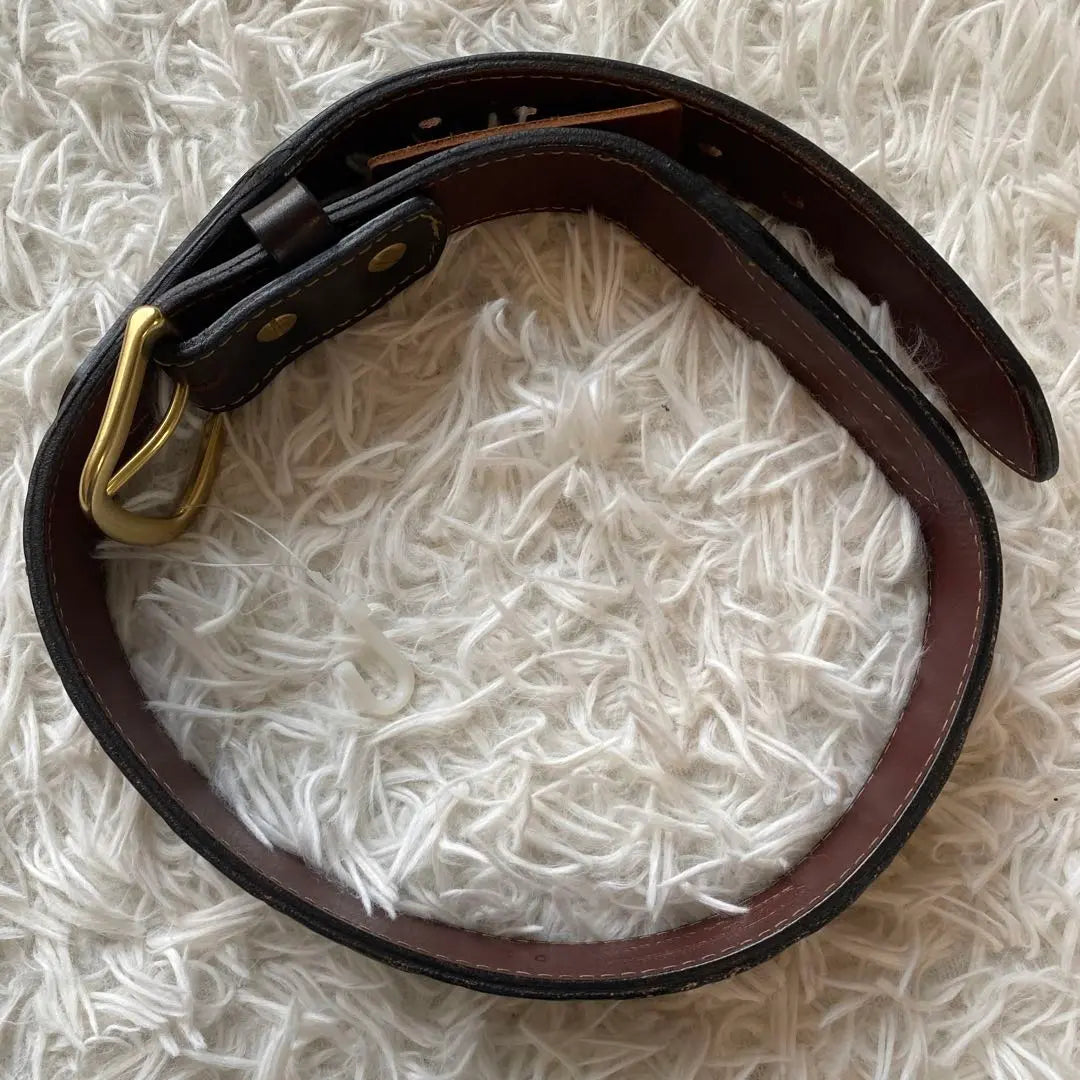 CORONADO LEATHER Coronado leather belt brown embossed