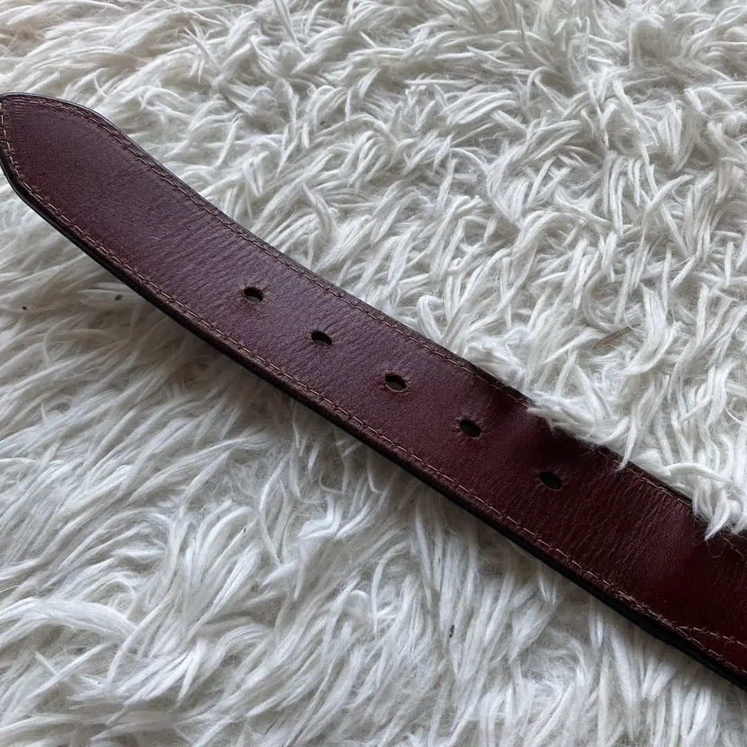 CORONADO LEATHER Coronado leather belt brown embossed