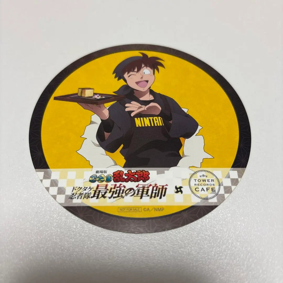 Nintama Rantaro Tower Records Cafe Coaster Doi Hansuke Doi Sensei