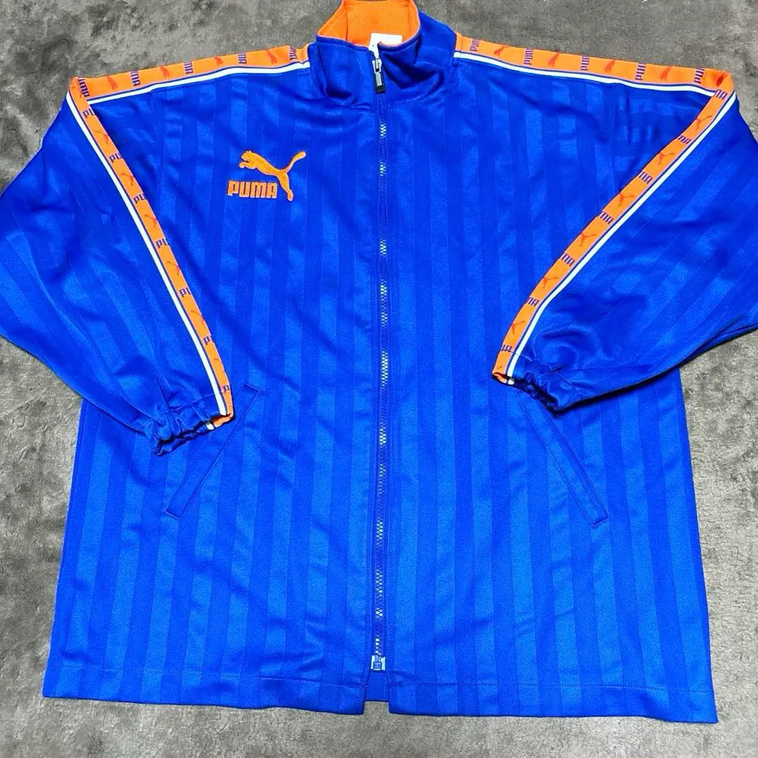 PUMA Jacket Jersey Setup Blue Orange