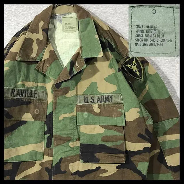 [RAVILLF] U.S.ARMY Military Jacket Combat Jacket