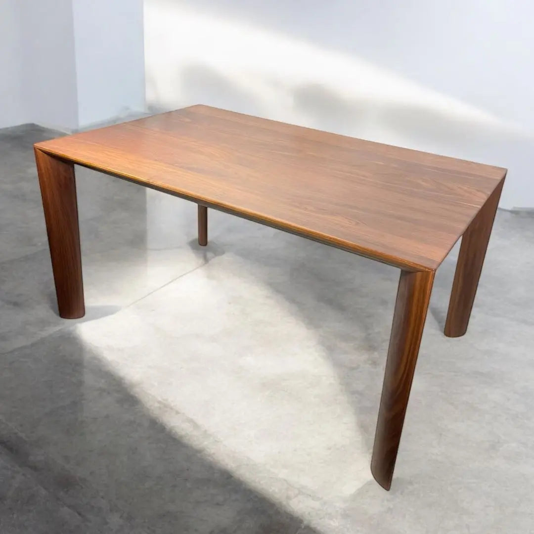 HR490 Karimoku natural wood walnut dining table