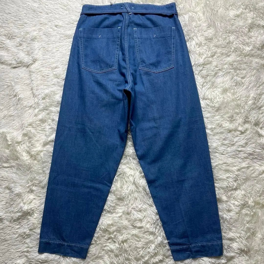 [Popular] saby TUCK BAGGY denim jeans bottom pants S 1