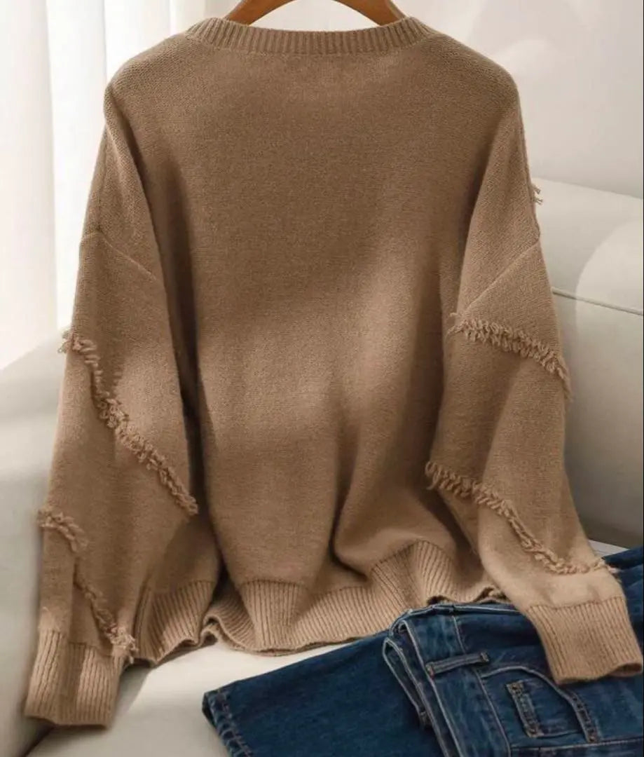 Plus Size Women's Round Neck Comfortable Sweater