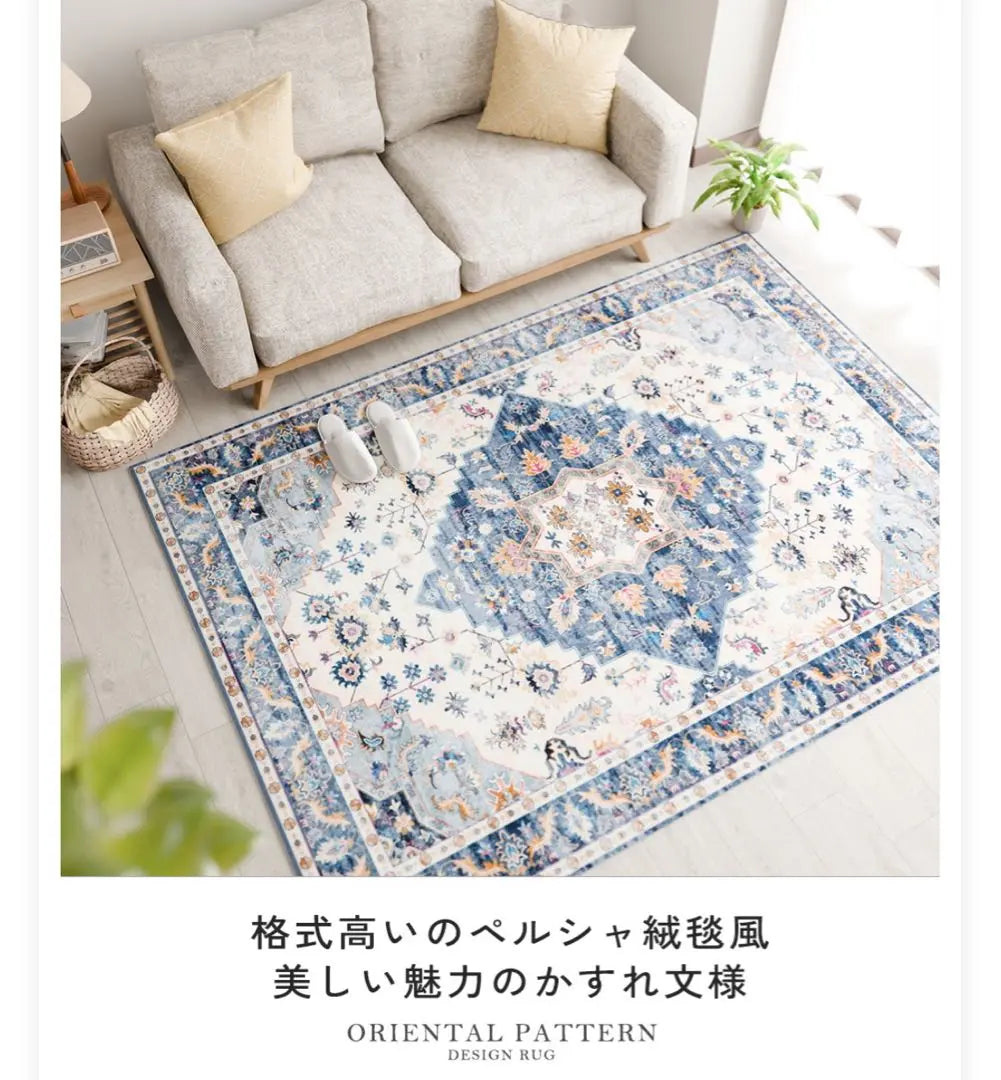 ⭐️Rug mat, oriental pattern, transfer print, Persian carpet style, Scandinavian, stylish⭐️