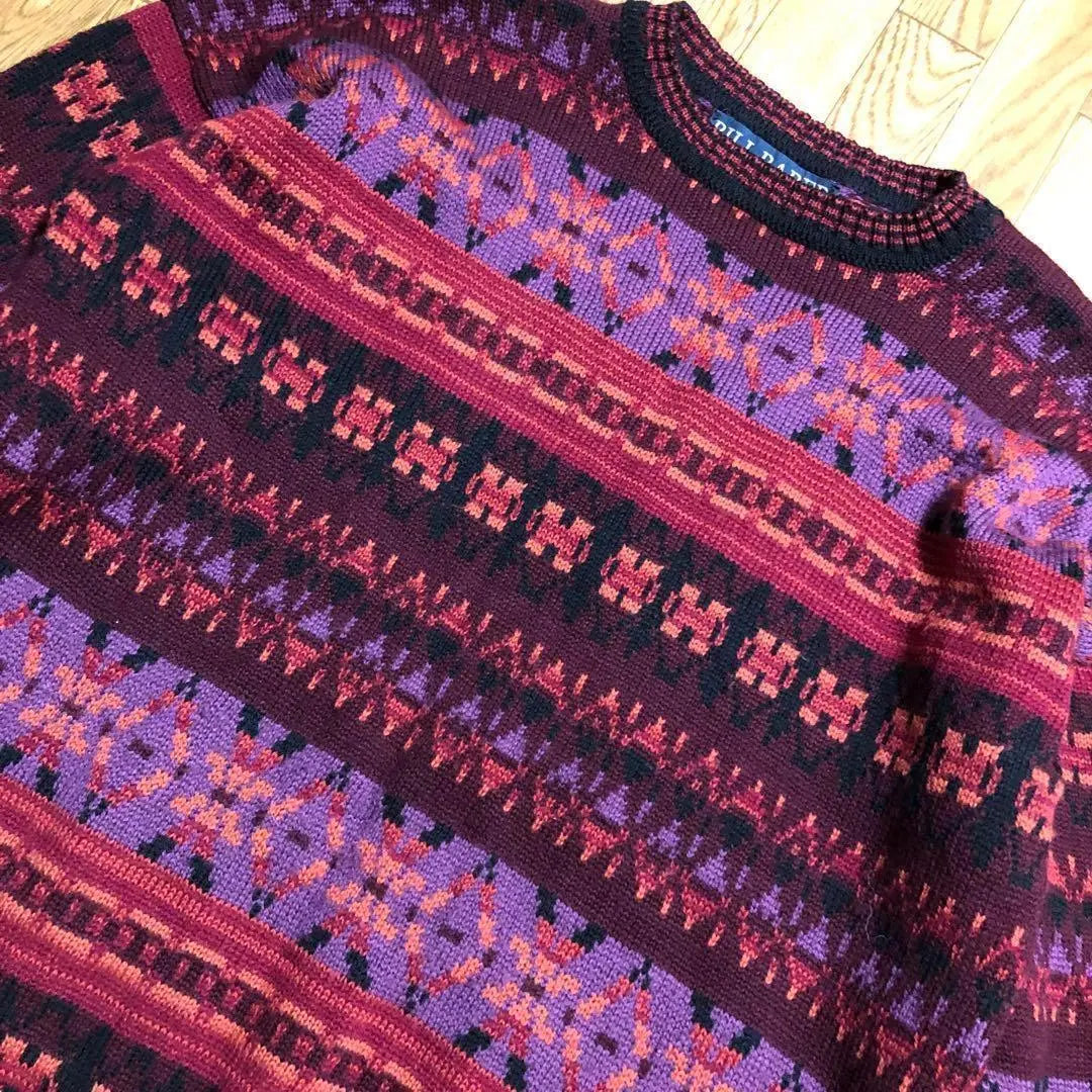 80s Scotland BILL BABER Handmade Wool Sweater