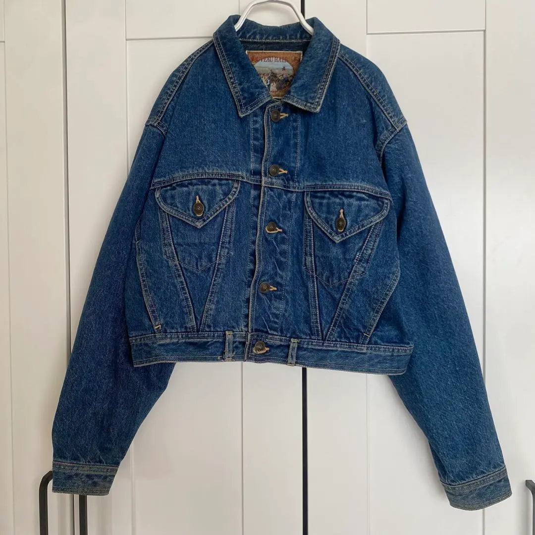 Nouveau HARF Vintage Denim Jacket Cropped Length