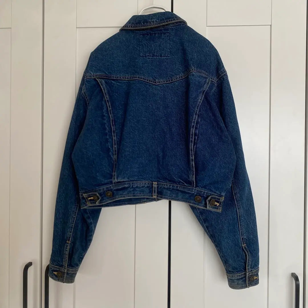 Nueva chaqueta vaquera vintage HARF de largo corto