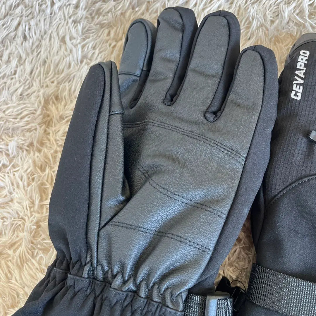 Nueva etiqueta con guantes de esquí XL Black Snobo guantes Uso combinado género