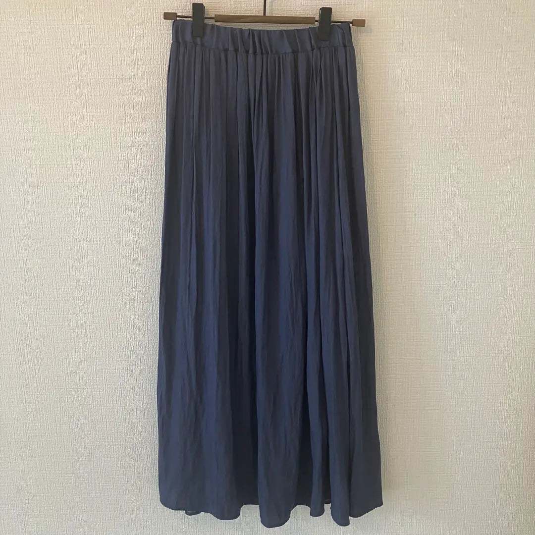 Sense of Place Dark Blue Long Skirt Elastic Waist