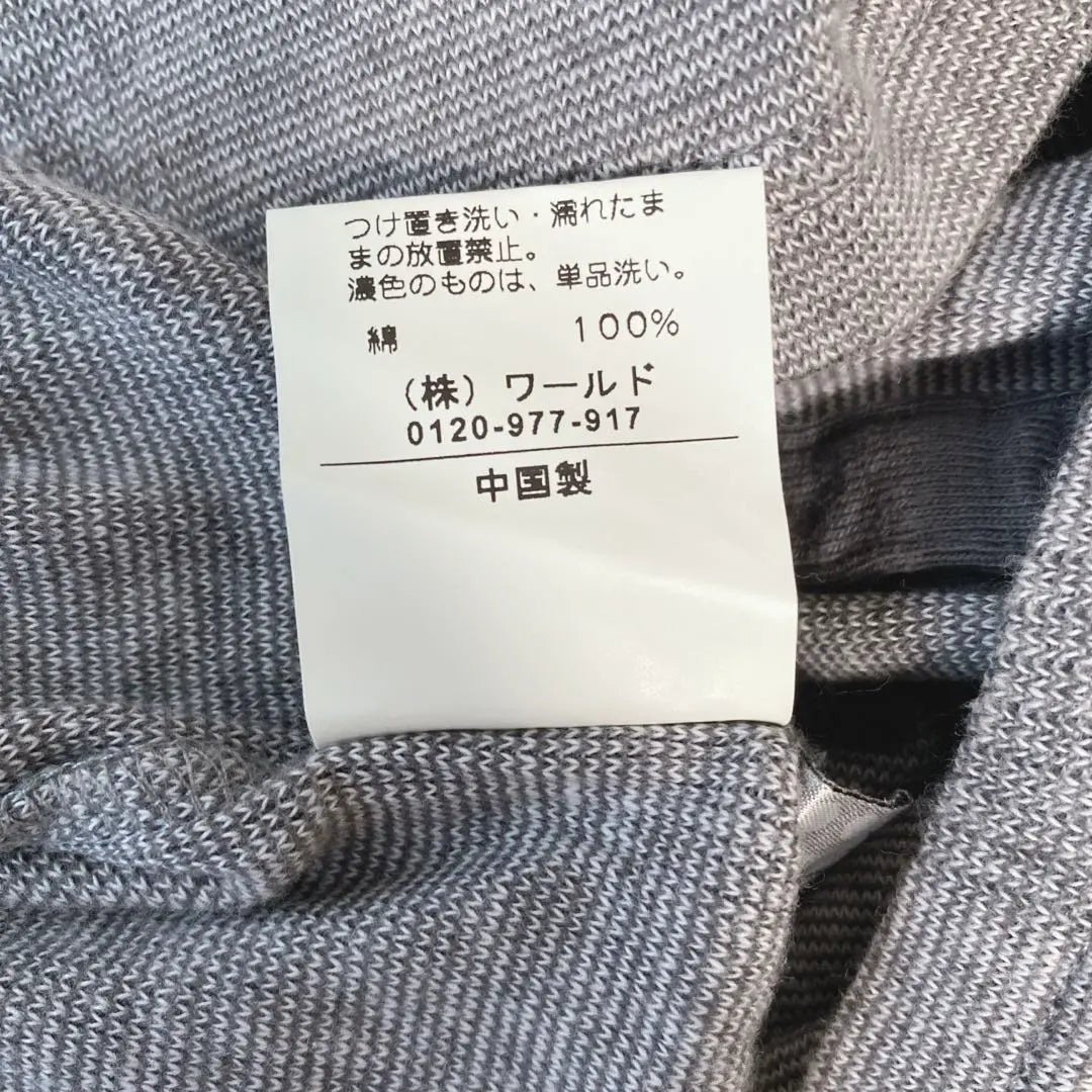 Teka Men's Short Sleeve Cut Saw M cotton 100% Gray Casual | ティーケー　メンズ　半袖　カットソー　M 綿100% グレー　カジュアル