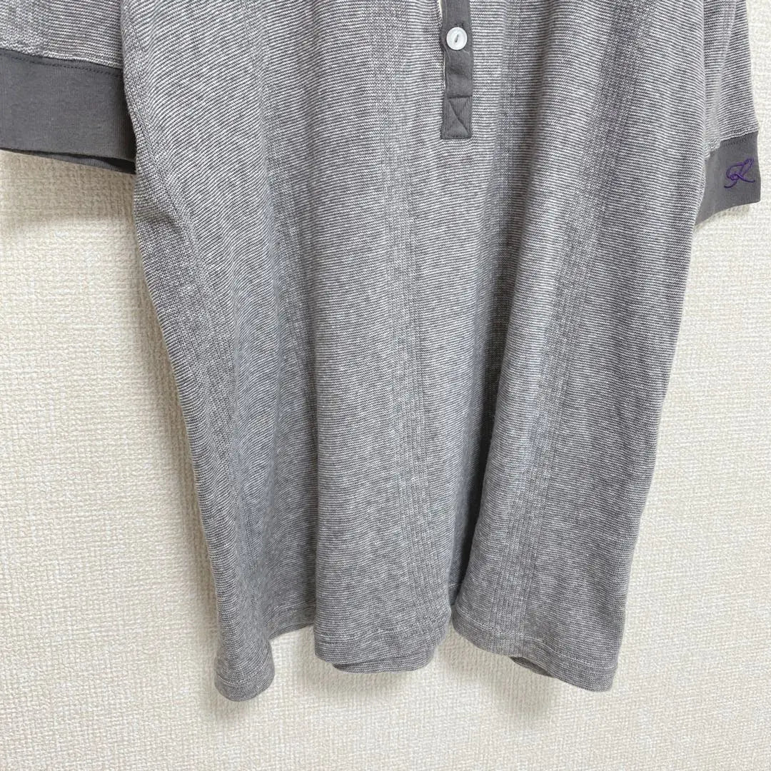 Camiseta Hombre Teka Manga Corta Cut Saw M algodón 100% Gris Casual | ティーケー メンズ 半袖 カットソー M 綿100% グレー カジュアル