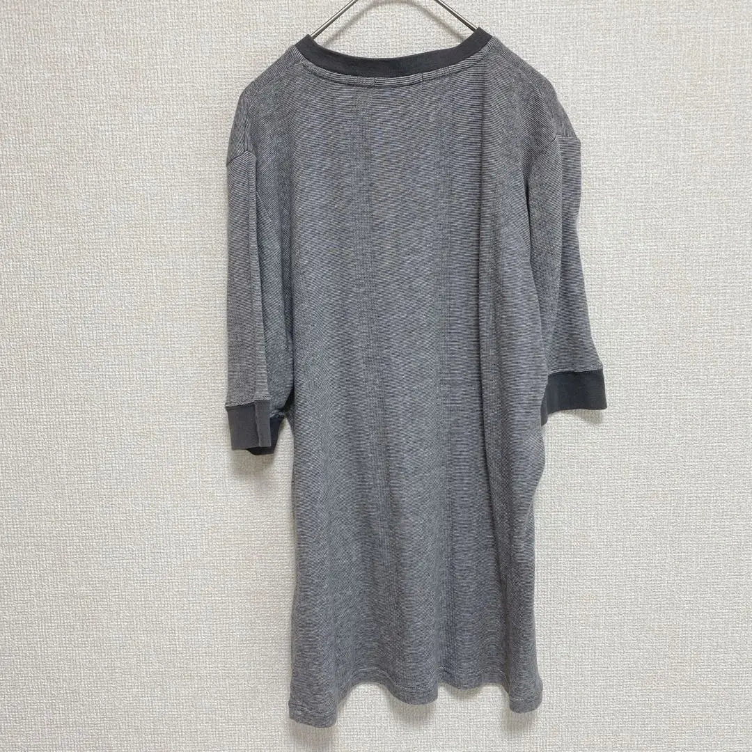 Camiseta Hombre Teka Manga Corta Cut Saw M algodón 100% Gris Casual | ティーケー メンズ 半袖 カットソー M 綿100% グレー カジュアル