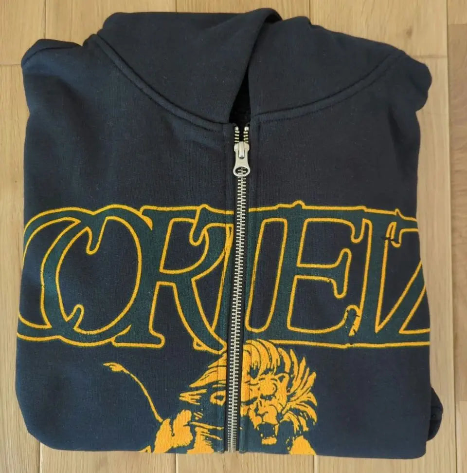 Corteiz Lion Varsity Zip Hoodie Black M