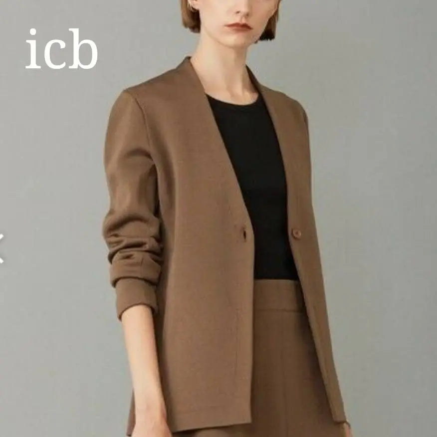 ⭐New ICB [Washable] Synthetic Yarn Smooth Knit Jacket 2023