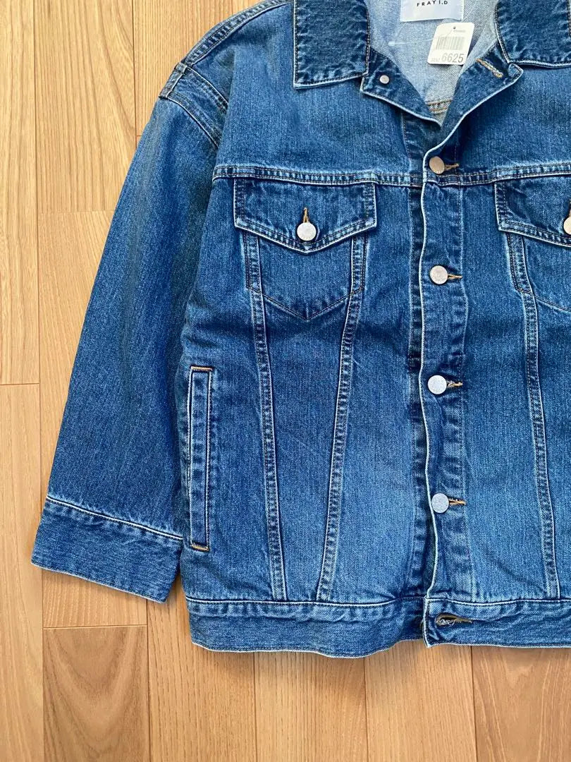 FRAY I.D shirring denim jacket worn by Ishihara Satomi, size 1