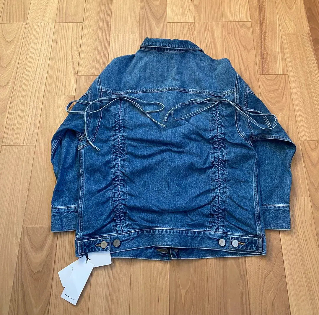 FRAY I.D shirring denim jacket worn by Ishihara Satomi, size 1