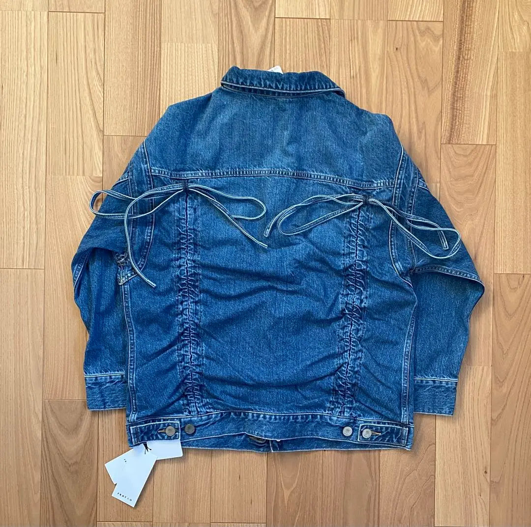 FRAY I.D shirring denim jacket worn by Ishihara Satomi, size 1