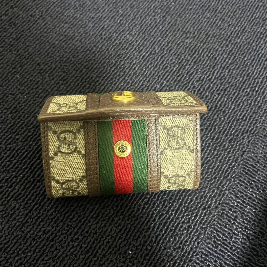 Estuche para llaves con estampado GG de Gucci