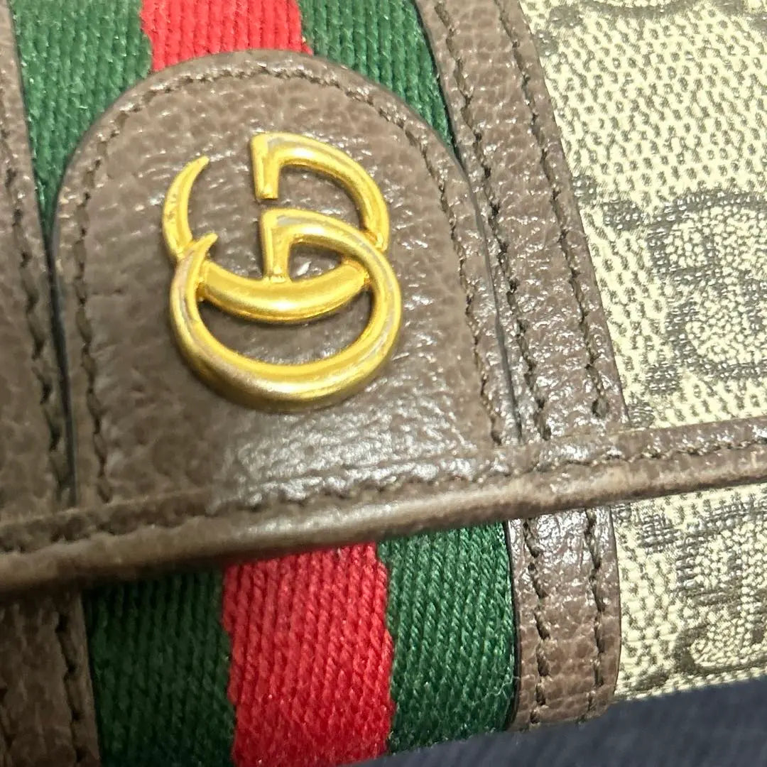 Estuche para llaves con estampado GG de Gucci