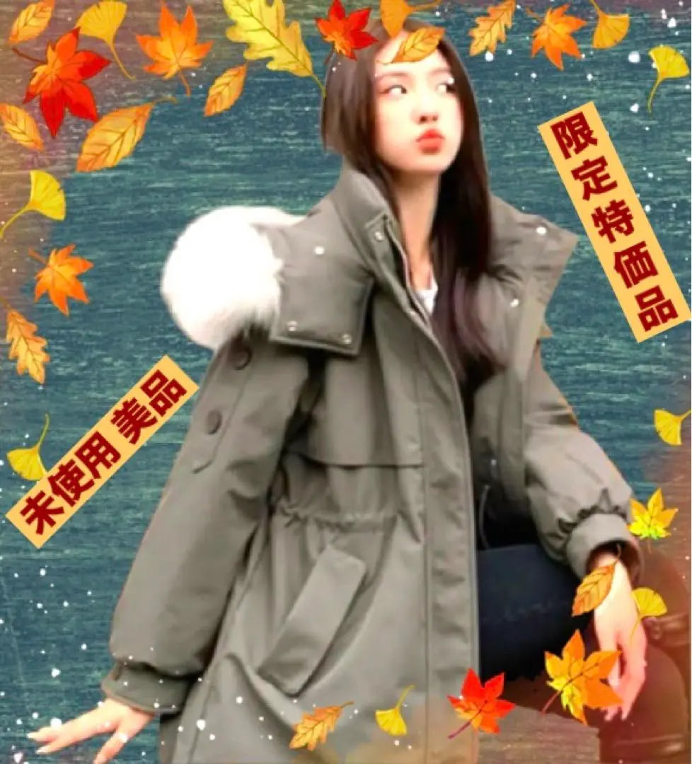 Sin usar, hermosa, hermosa, chaqueta de plumas, deportes de invierno, al aire libre, gris | 未使用 美品 美品 ダウンジャケット ウィンタースポーツ アウトドア グレー