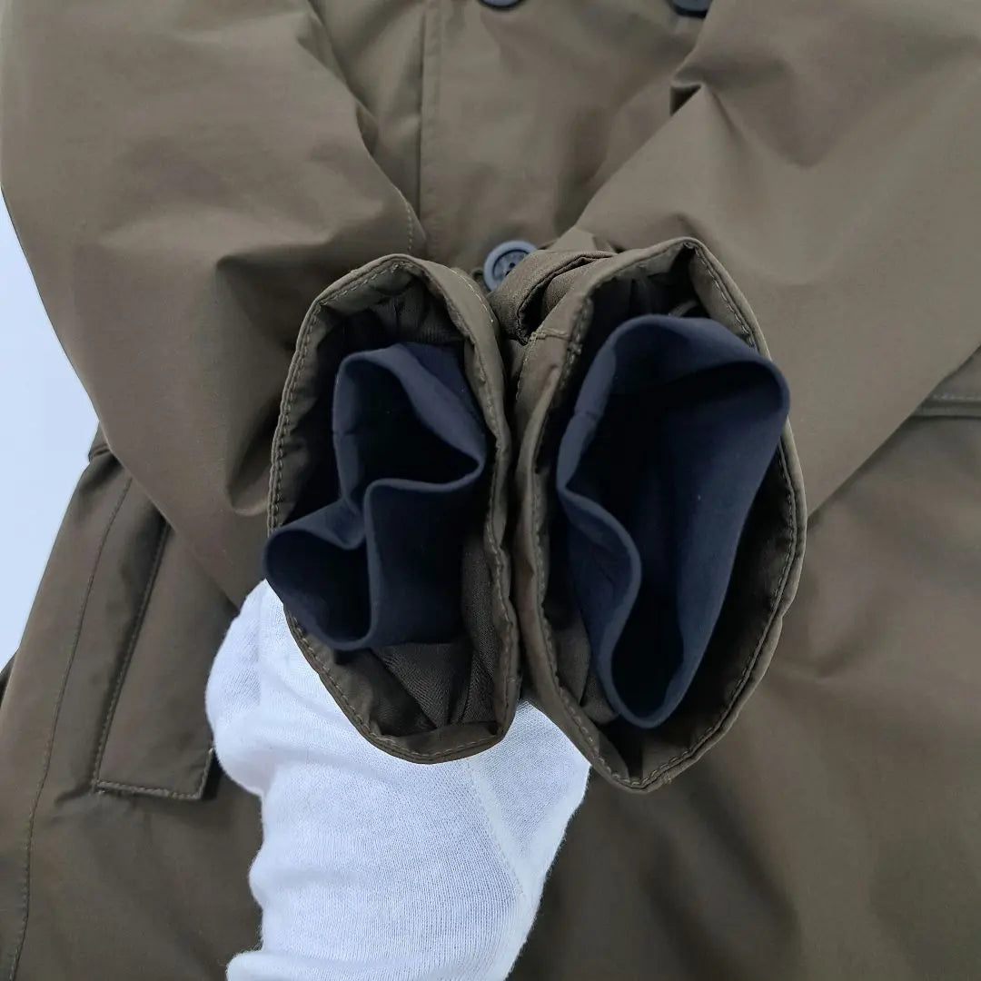 Belleza polar ★ Herno Laminar × Gabardina GORE-TEX 44 | 極美品★ヘルノ LAMINAR×GORE-TEX トレンチダウンコート 44