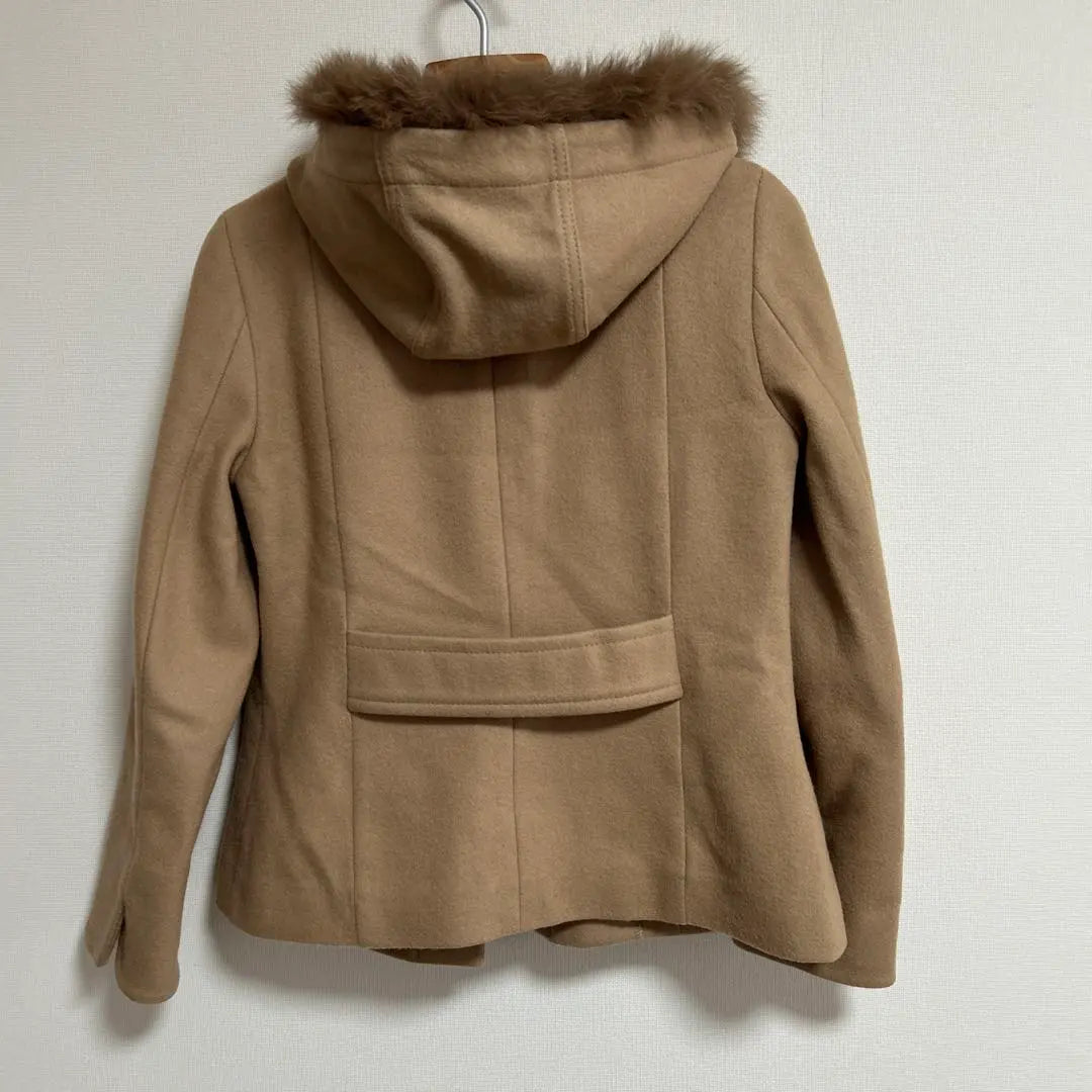 ✨ef-de✨ Beige Women's Hooded Duffle Coat/Outerwear/【9】