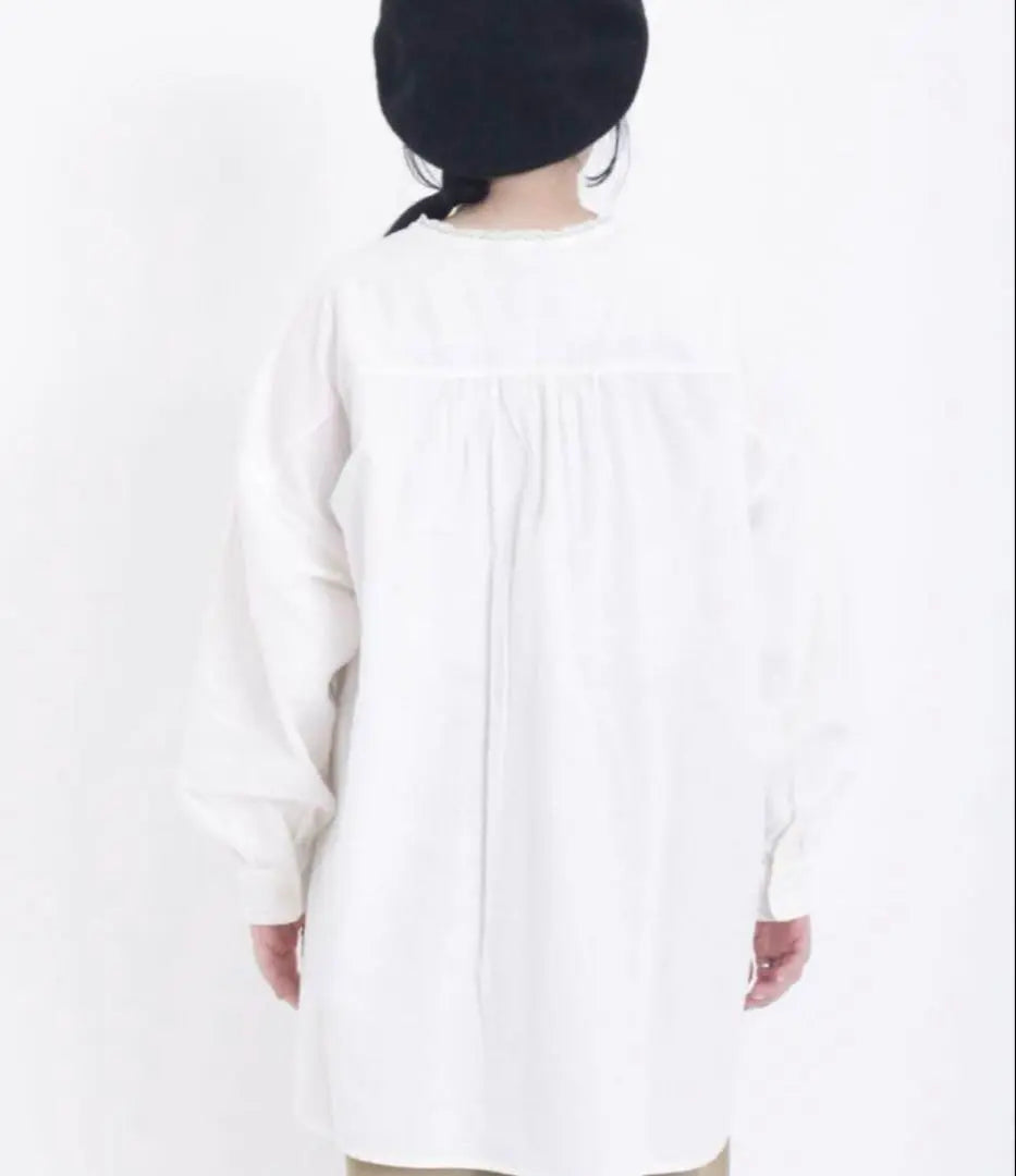 ❤️ New ❤️ Samanthasamosmos ♡ Collar race screenk neck tunic Free | ❤️新品❤️サマンサモスモス♡ 襟レースクルーネックチュニック　FREE